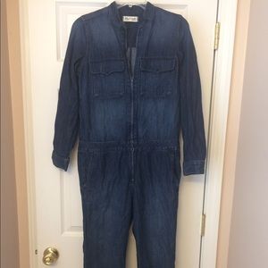 Madewell Zip Denim Jumpsuit